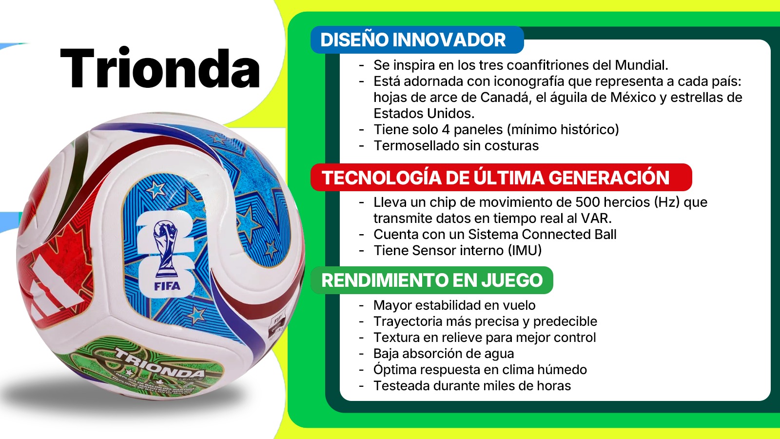 La pelota oficial