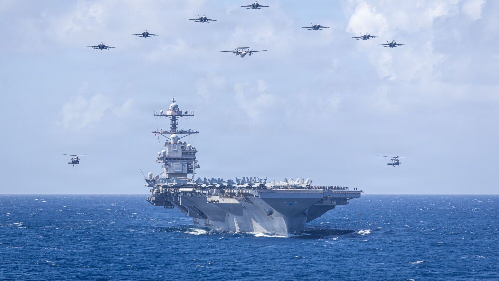 El USS Gerald R. Ford se dirige a Oriente Medio