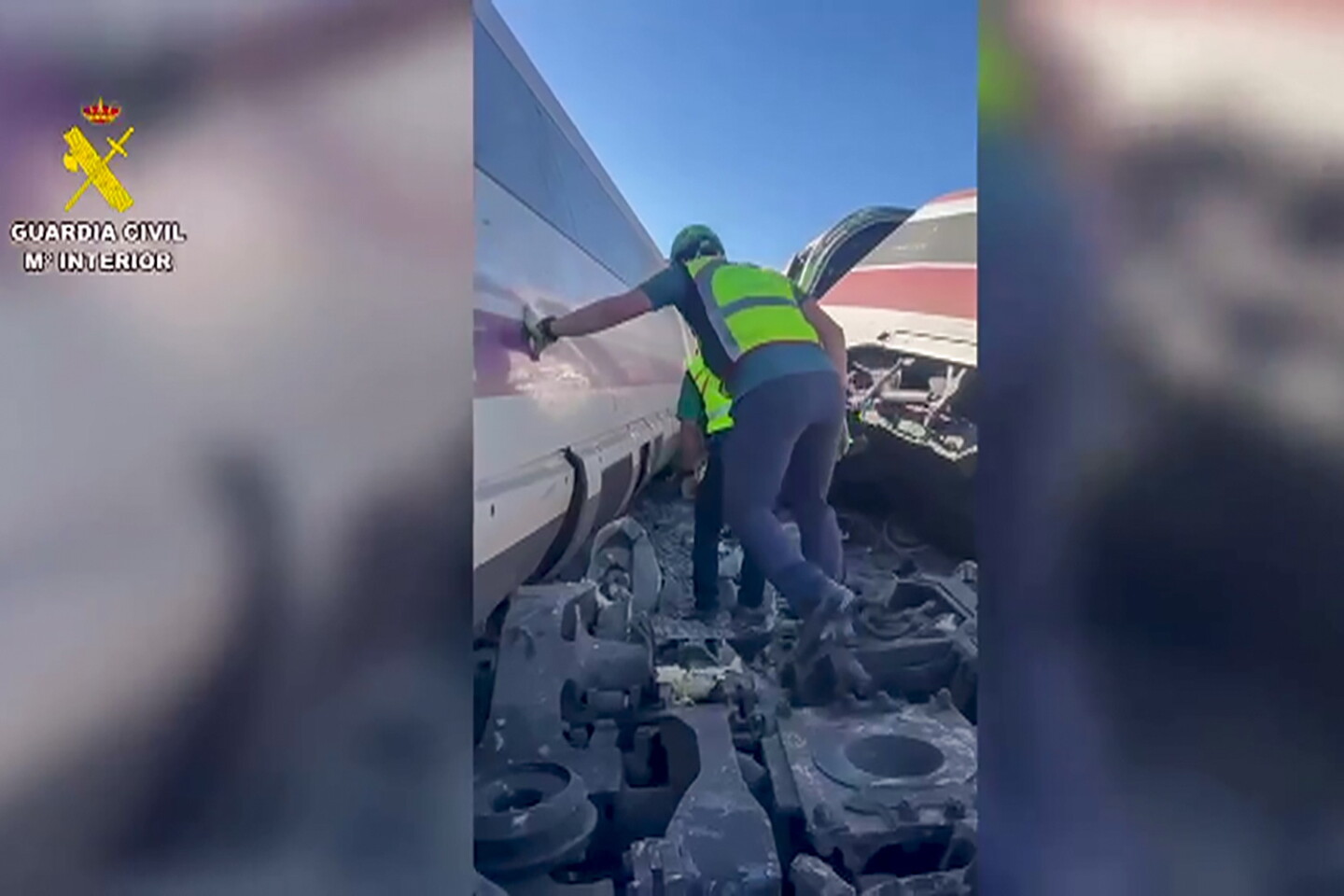 Two high-speed trains collide in Southern Spain