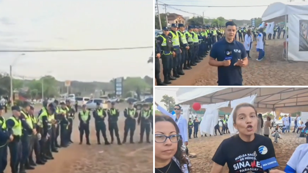 Médicos en zona del Rally