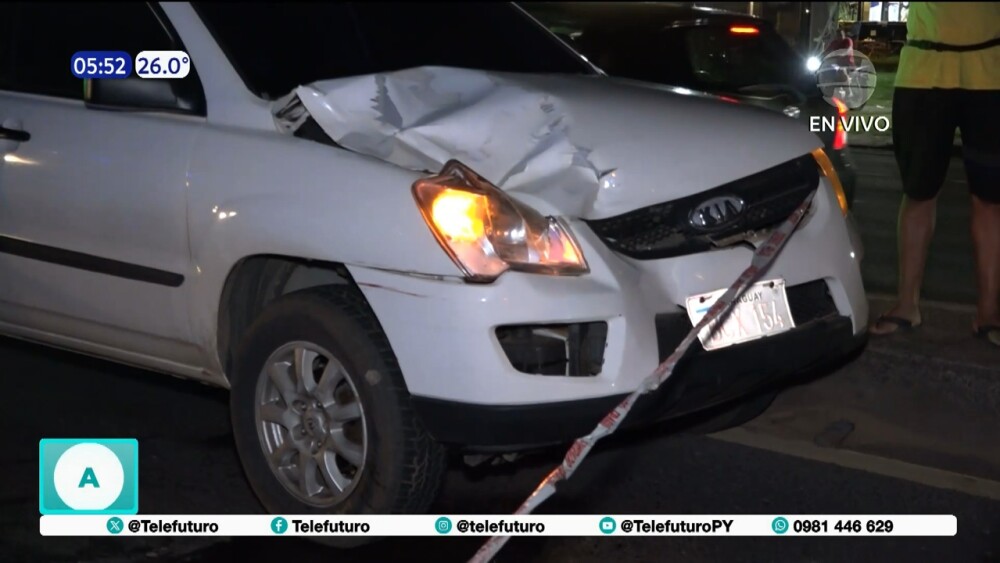 Así quedó el vehículo involucrado