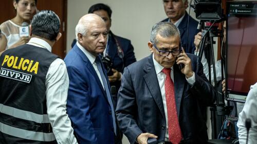 El expresidente Humala es arrestado para ser conducido a prisión tras oír su sentencia