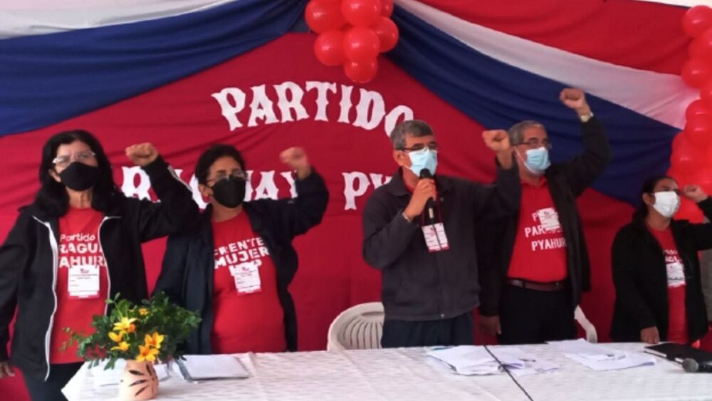 Saludo. Las nuevas autoridades de Paraguay Pyahurã.