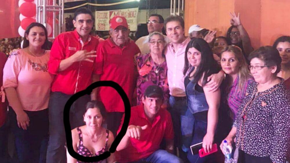Pecado ser disidente.  Raquel Ozuna (círculo) está embarazada y fue despedida de la Essap.