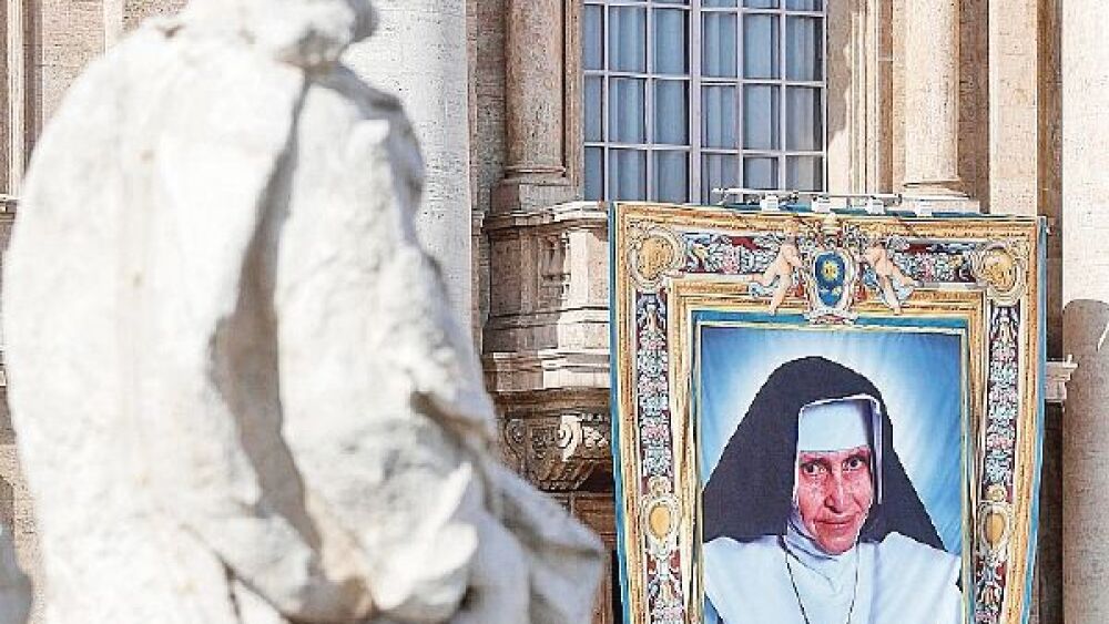 Santa. Dulce Lopes Pontes, quien  conoció a Juan Pablo II.