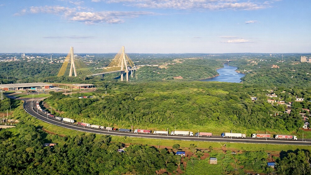 Parcial. La tercera fase de la habilitación del Puente de la Integración se frenó por exigencias del lado brasileño..jpg