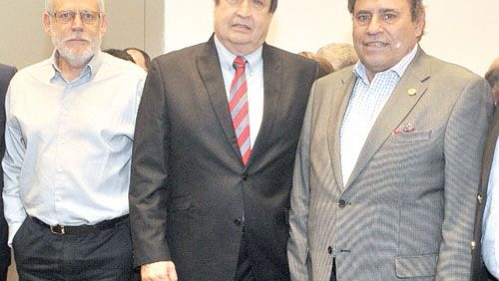 Santiago Gómez Grassi, Tito Aranda y Eduardo Felippo.