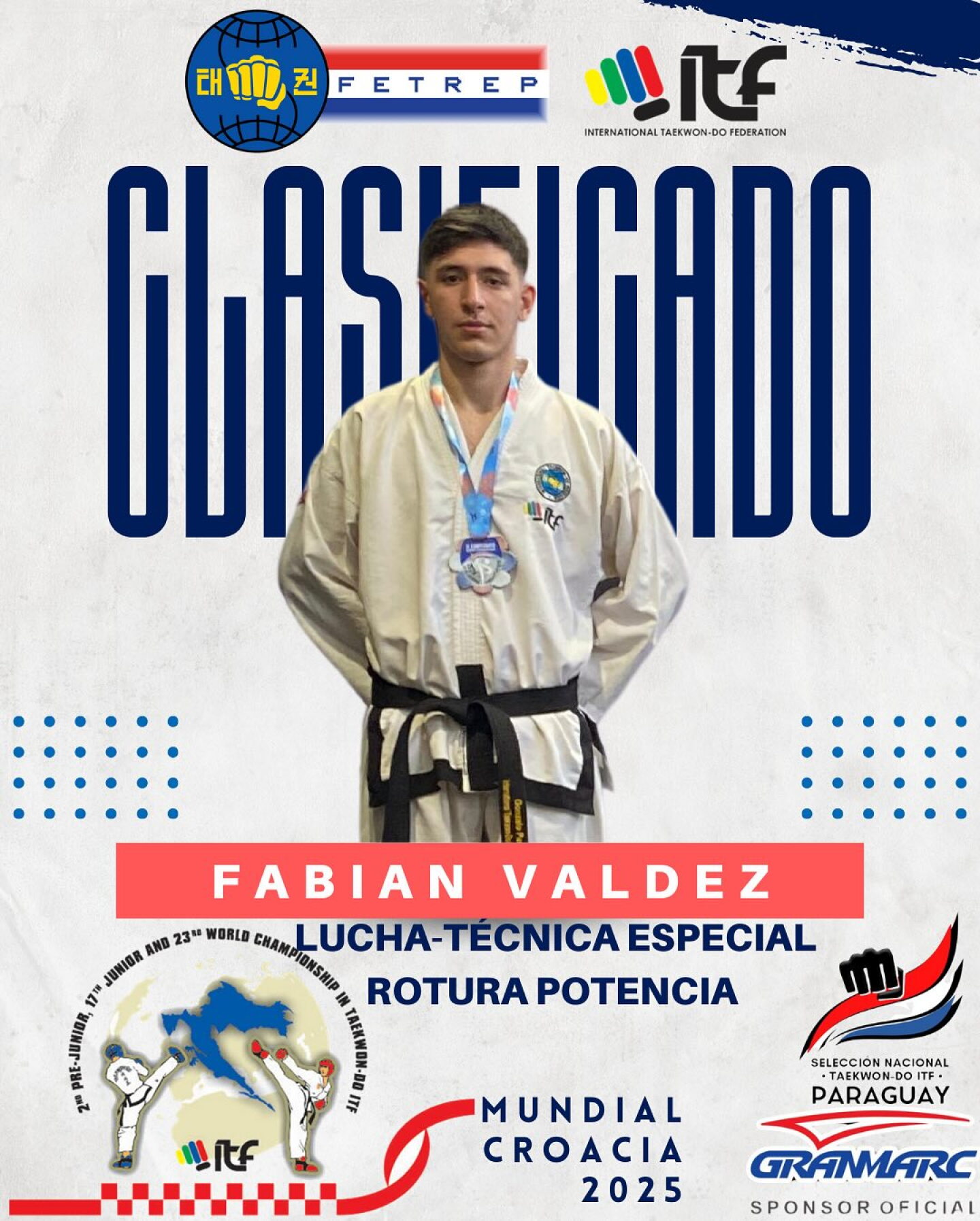 Seguimos presentando a los clasificados individuales que representaran a nuestro País en el próximo Campeonato Mundial de Taekwon-do ITF a realizarse en Croacia del 7 al 11 de Octubre.jpg