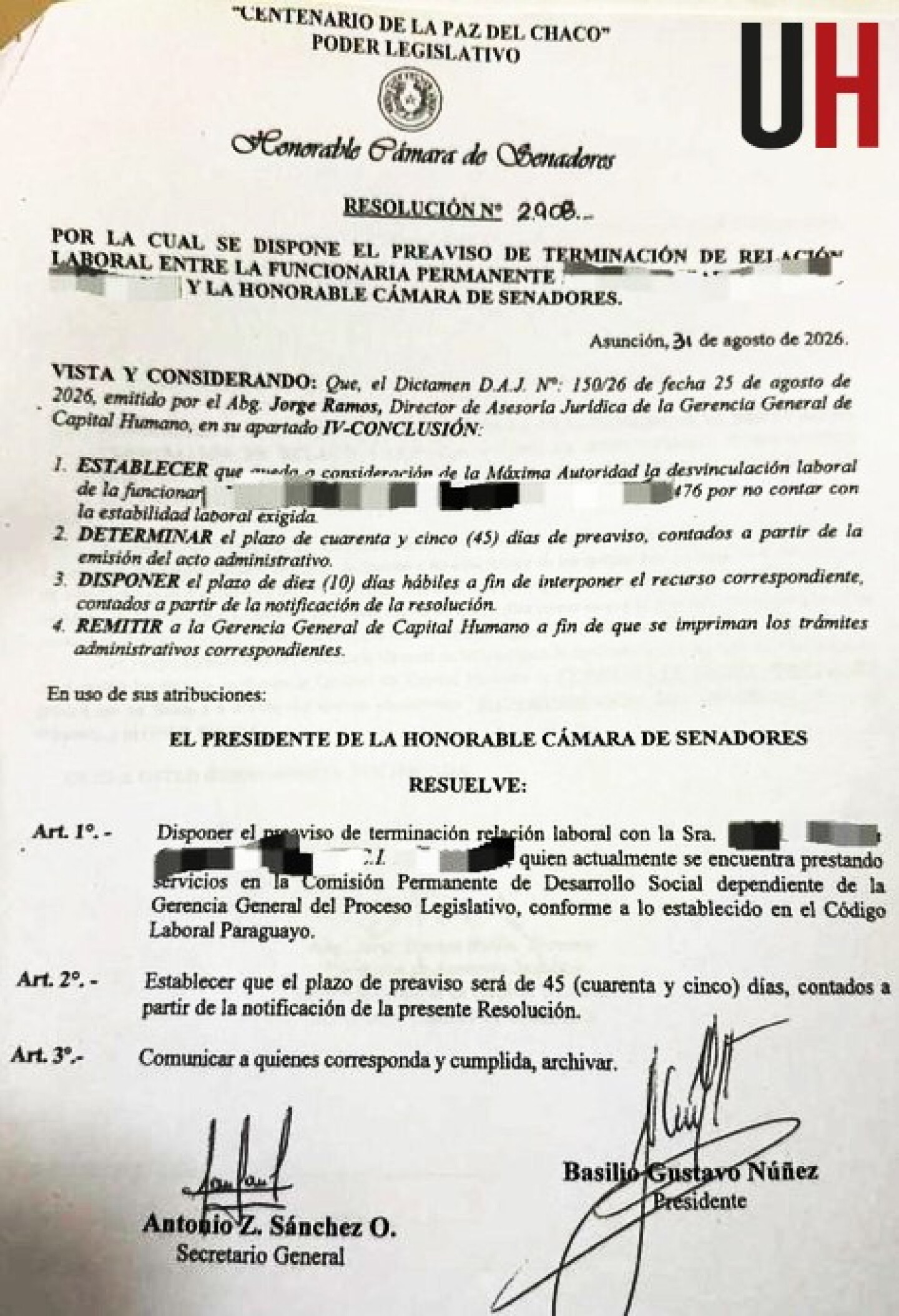 Desvinculaciones como castigo por no cumplir con pagos.