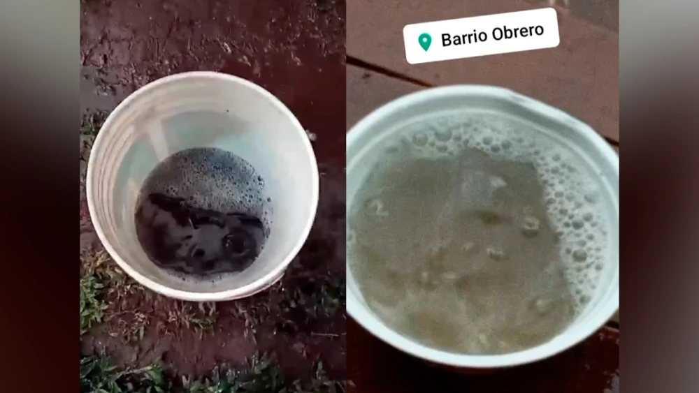 Pobladores de Itapúa reportan la caída de lluvia negra en algunas localidades Pobladores de Itapúa reportan la caída de lluvia negra en algunas localidades