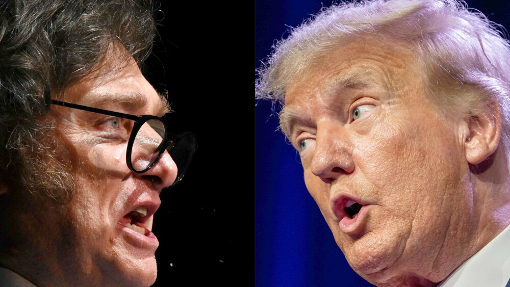 COMBO-FILES-ARGENTINA-US-POLITICS-ELECTION-RUNOFF-MILEI-TRUMP
