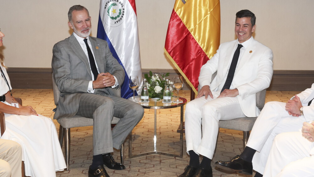 Felipe VI llega a Santo Domingo para la investidura del presidente de República Dominicana.