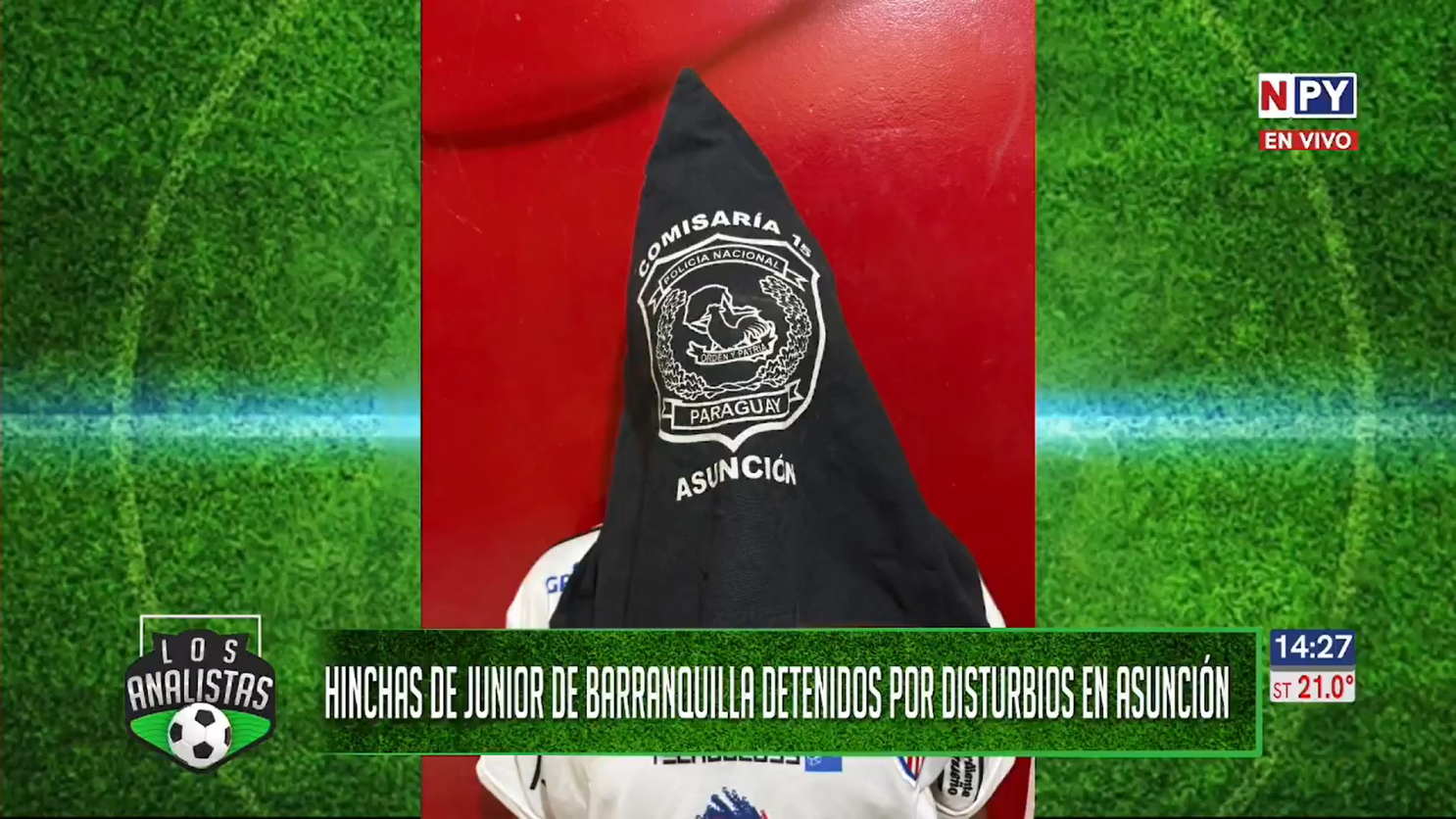 Disturbios en Asunción: Detienen a hinchas del Junior antes del partido