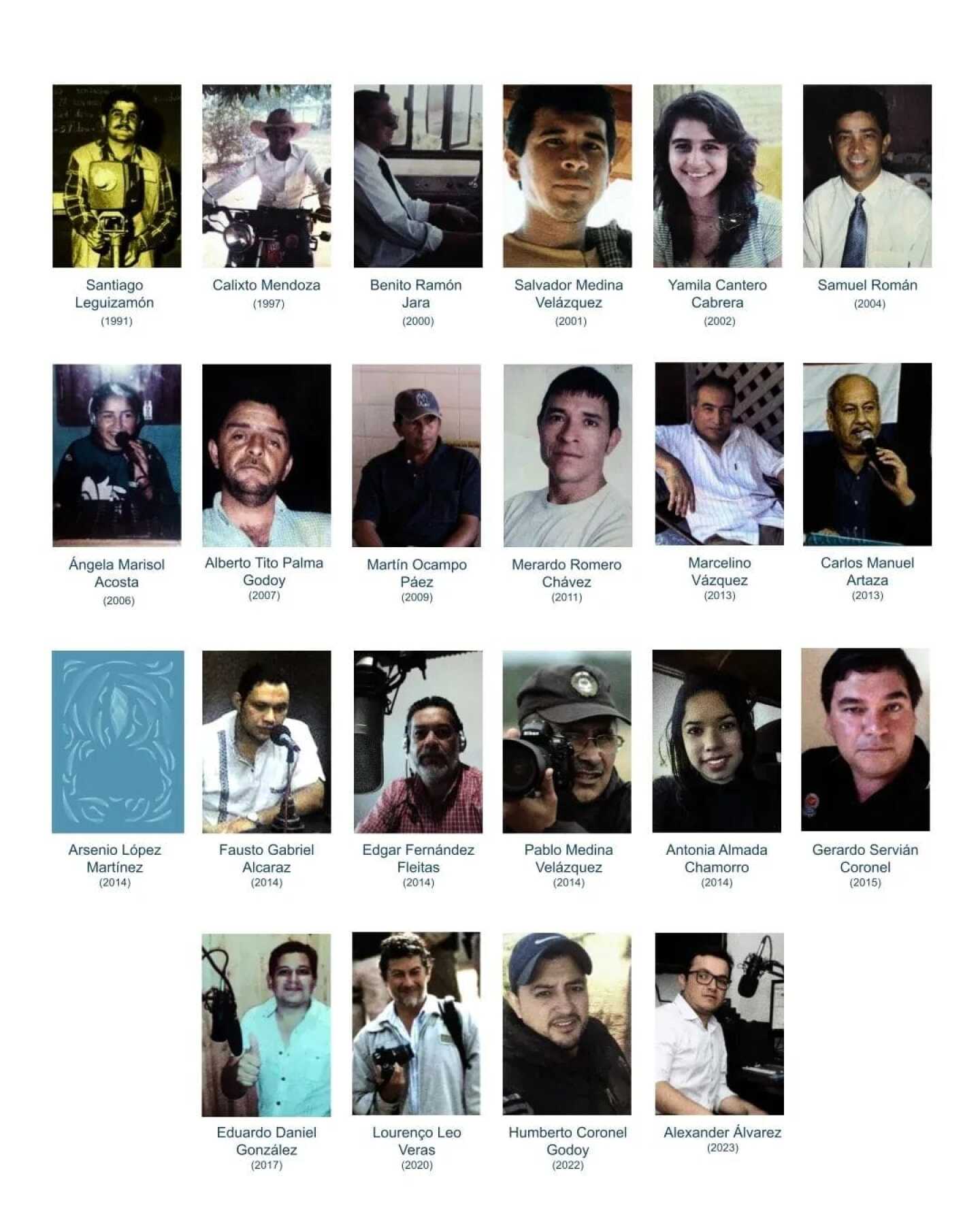 periodistas asesinados