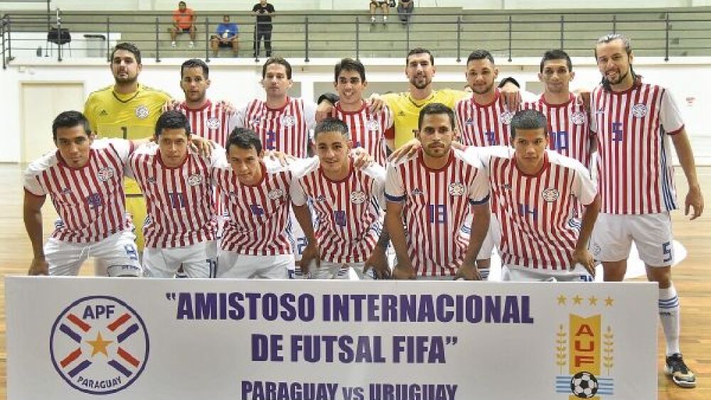 Efectivos. Integrantes de la selección paraguaya de futsal victorio en 3 juegos