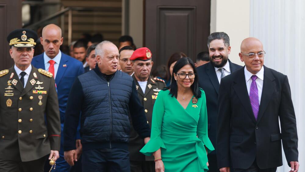 Delcy Rodriguez sworn in as Venezuela's interim president