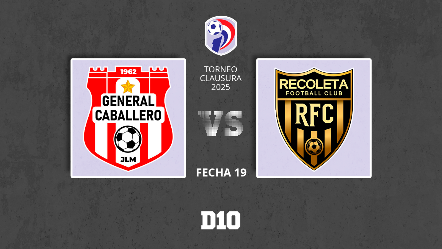 General Caballero JLM vs. Recoleta: Paso a paso - D10 | Noticias del ...
