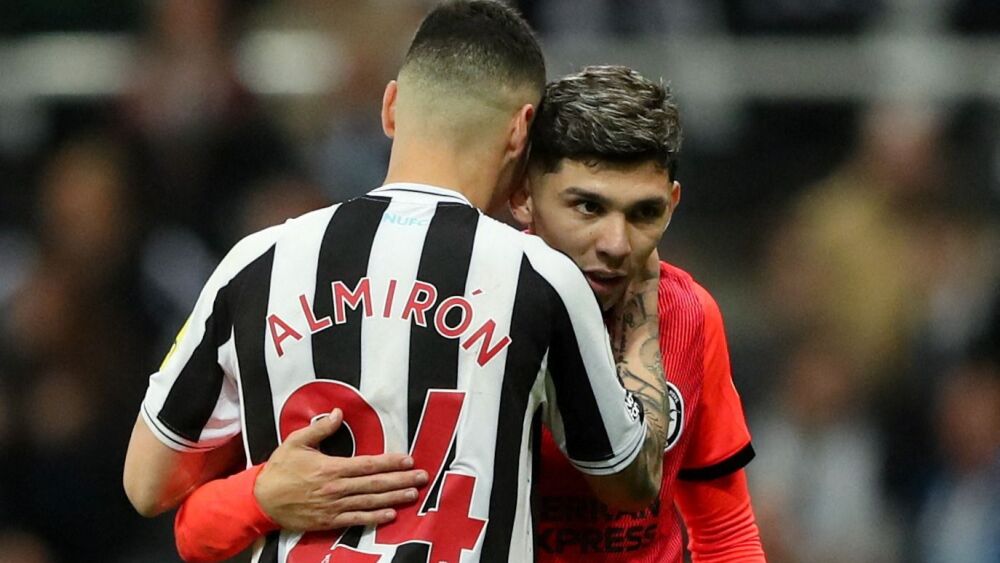 Miguel Almirón y Julio Enciso