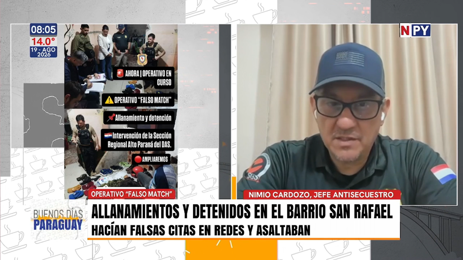 Operación "Falso Match": Cae banda que secuestraba a personas captadas por apps de citas en Ciudad del Este