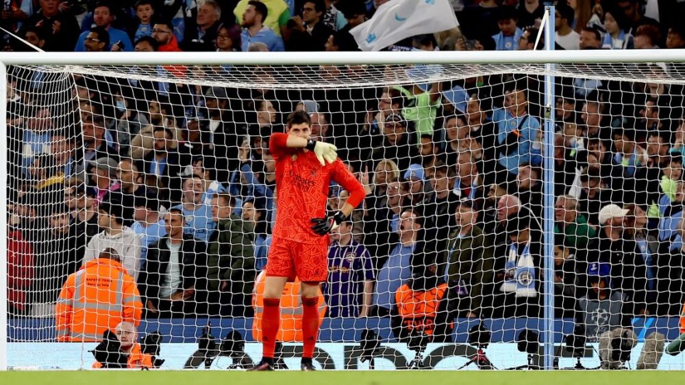 Thibaut Courtois, portero del Real Madrid,