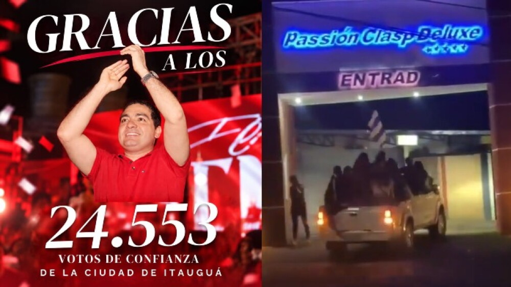 Horacio Fernández tras su reelección como intendente de Itauguá