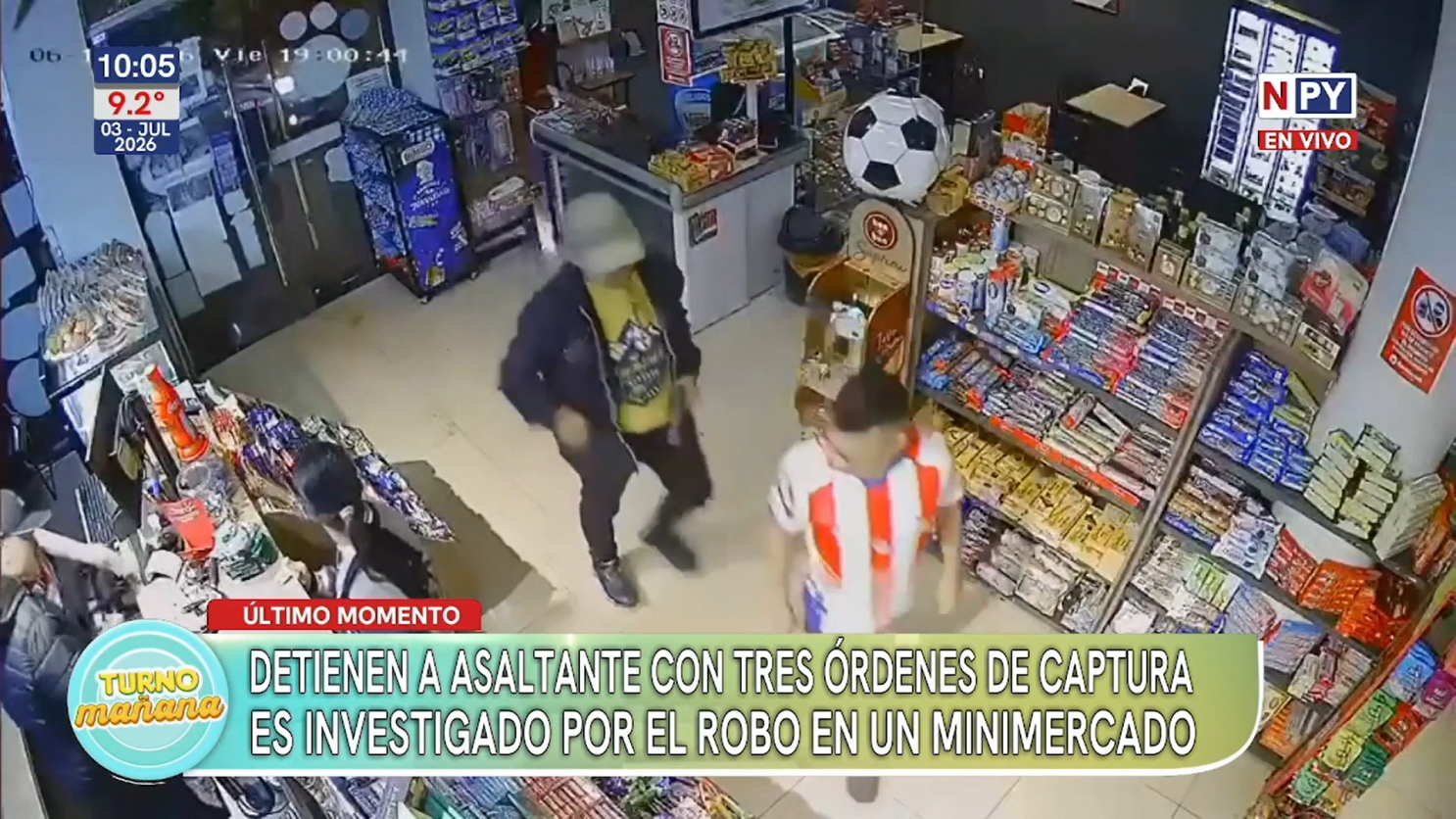 Cae peligroso criminal en Ciudad del Este: vinculado a robos y tentativa de homicidio