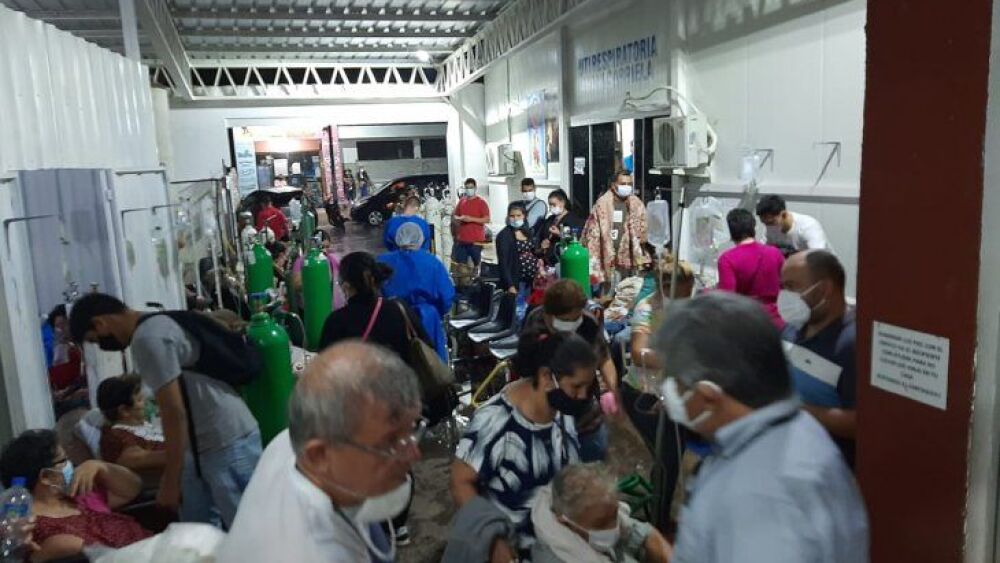 Empresa alega que problemas de provisión de oxígeno se deben al aumento de la demanda en los últimos meses.