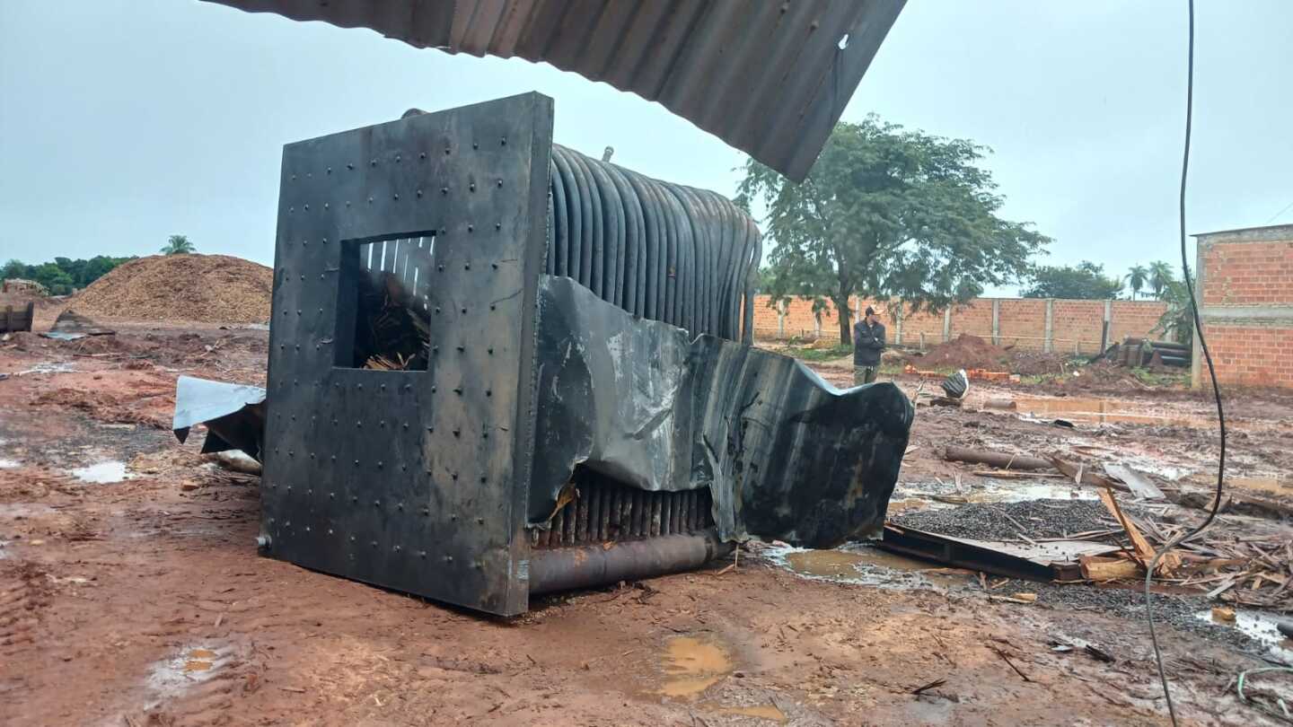 explosión en fábrica-Santa Rosa del Aguaray