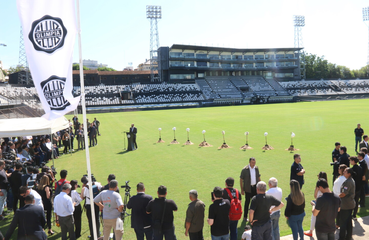 Olimpia inicia la ampliación de su estadio con miras a recibir la final de la Sudamericana