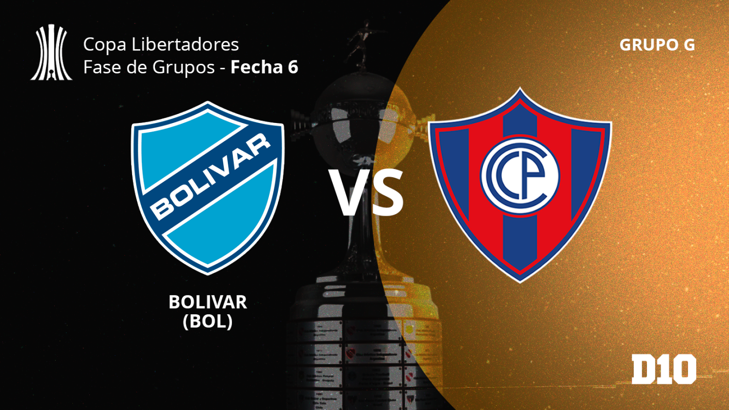 Bolívar vs. Cerro Porteño: Paso a paso - D10 | Noticias del deporte de ...