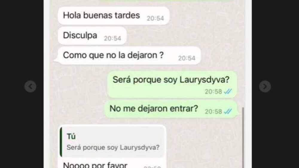 "Sos bienvenida", le dijeron.