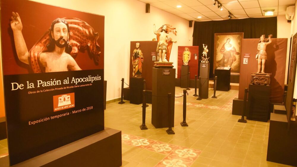 Colección.  En total son 12 las obras expuestas en la muestra   De la Pasión al Apocalipsis.