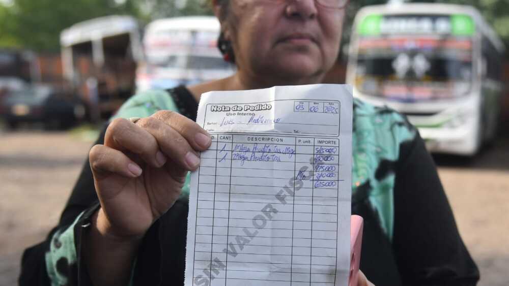 Buses internas de Asunción.