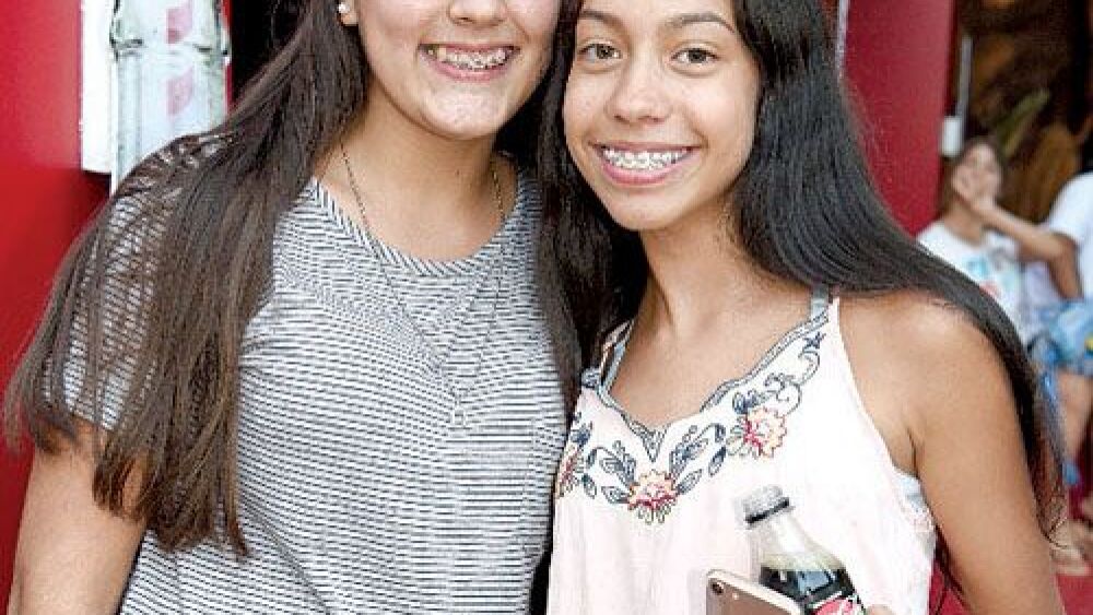 Jeruti Benítez y Tamara Lezcano.