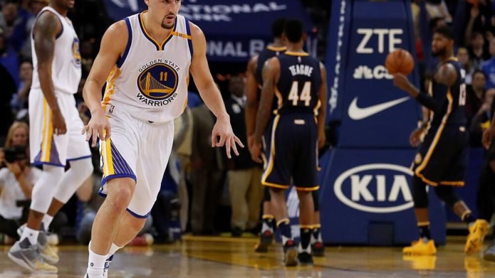 142-106. Klay Thompson anota 60 puntos en otra noche histórica de ind pacers