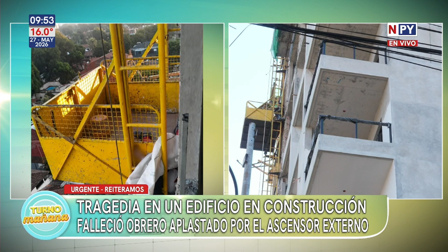 Tragedia en Asunción: Joven de 18 años muere aplastado en obra de construcción del barrio Recoleta