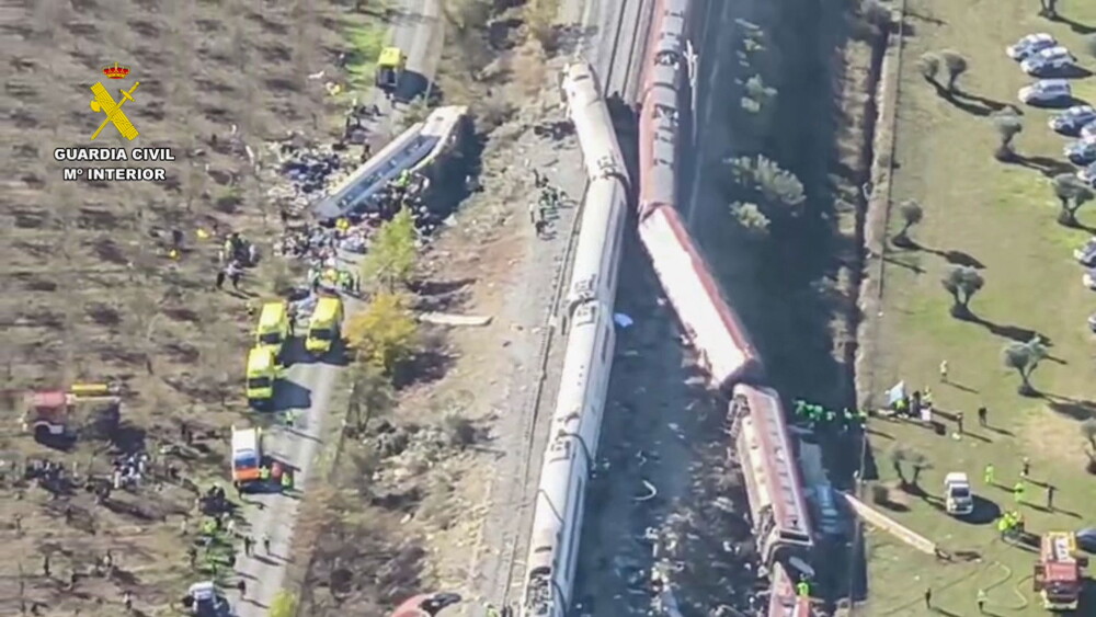 Two high-speed trains collide in Southern Spain