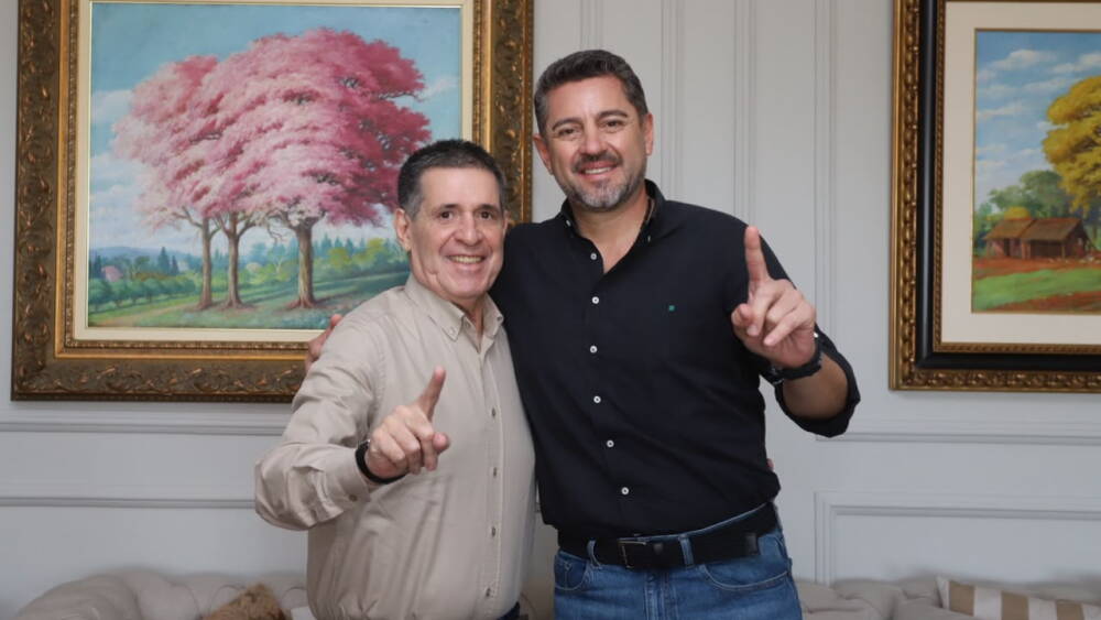 Horacio Cartes y Pedro Alliana.
