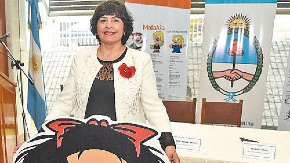 Traductora. María Gloria Pereira de Jacquet se encargó de traducir a la lengua vernácula la historieta Mafalda.