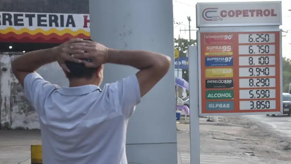 Precio de combustible sube en algunos emblemas privados Precio de combustible sube en algunos emblemas privados