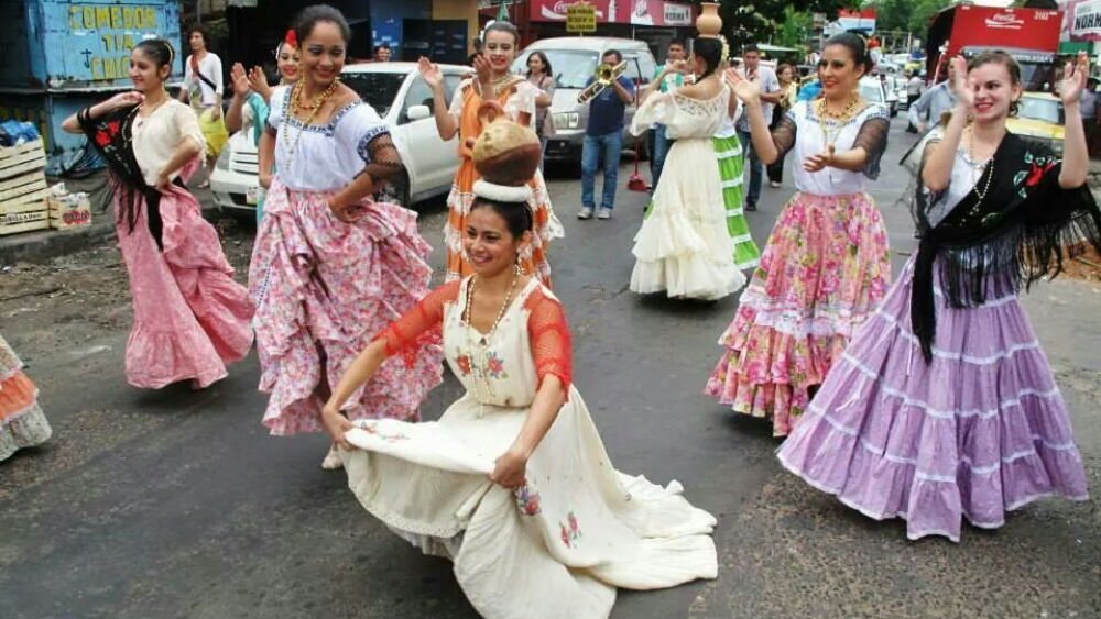 danza paraguaya alumnas de bellas artes