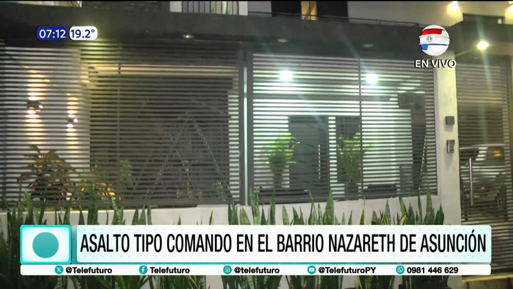 La vivienda de las víctimas en Asunción
