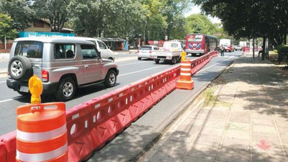 Obras.  Los buses del interior solo podrán transitar por ruta 2 donde ya inicia el Metrobús.