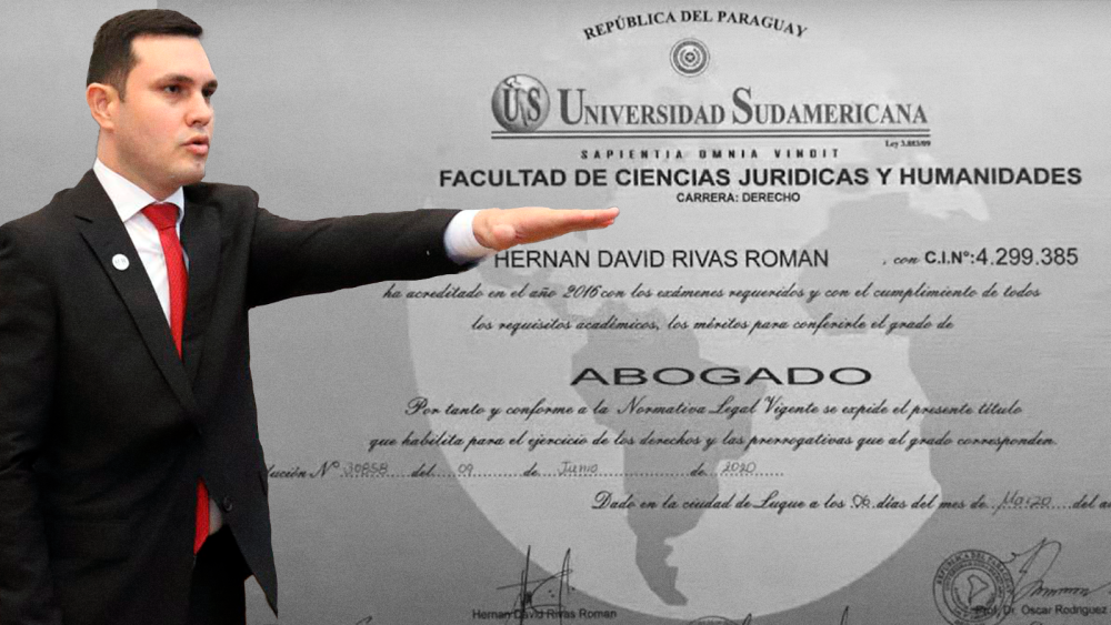 Hans Rivas Denuncia contra Hernán Rivas por irregularidades en su título duerme en ...