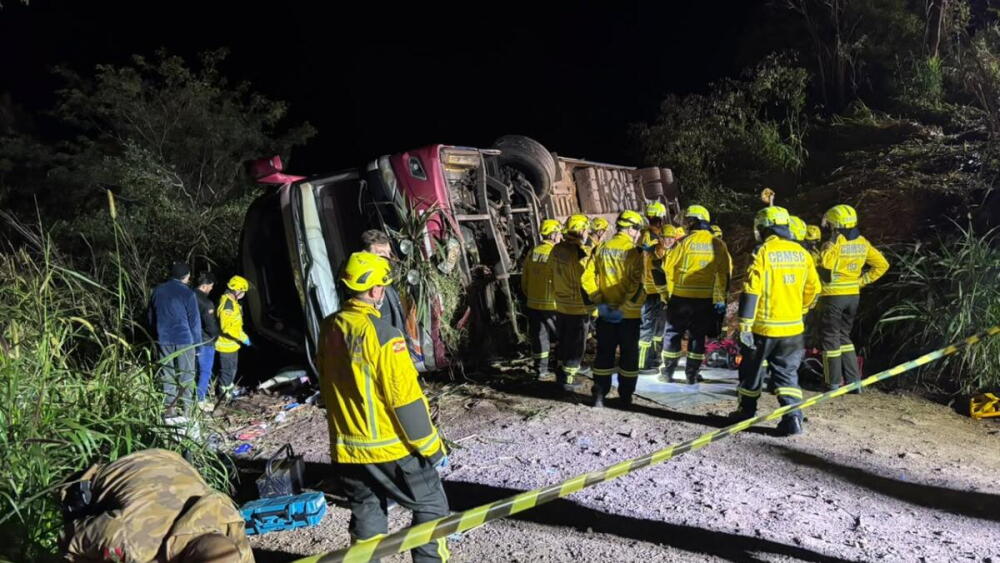 Accidente en Brasil Academia de danza Bethania