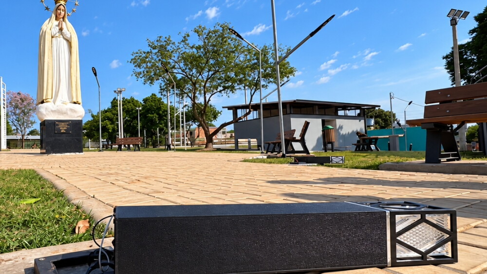 Destrozos en plaza de CDE para jueves_Destrozo.jpg