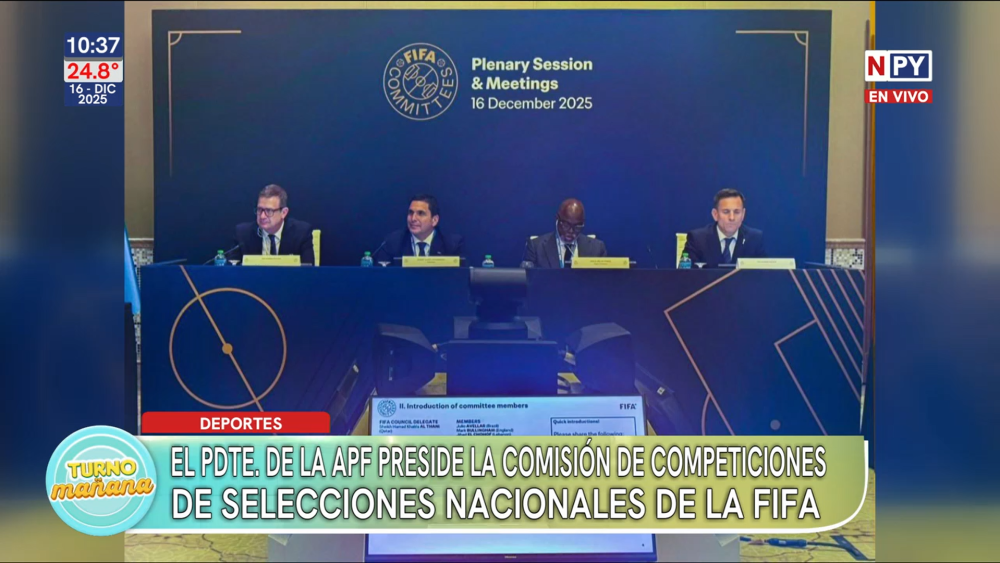 Dirigente paraguayo asume presidencia de Comisión de Competiciones de la FIFA