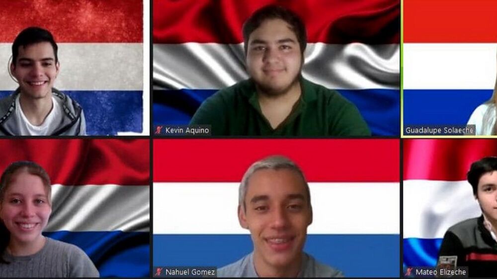 Matemáticos. La delegación paraguaya en el IMO 2021.