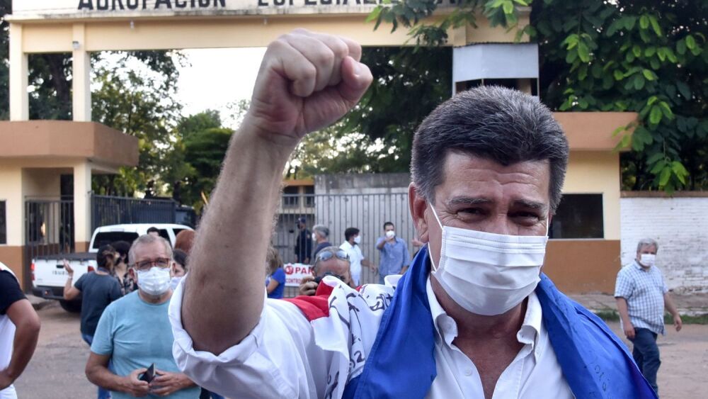 Tras su liberación. Efraín Alegre deberá afrontar juicio oral por las facturas falsas.