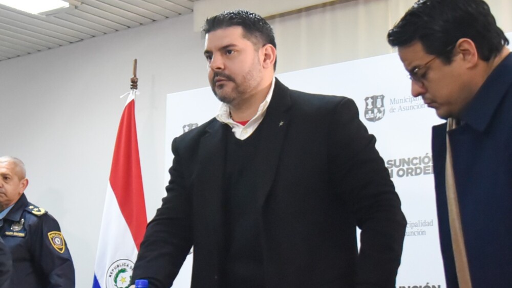 El intendente de Asunción, Óscar Nenecho Rodríguez.